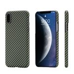 iPhone XS Max Aramid MagEZ Case by PITAKA - Black / Yellow Twill