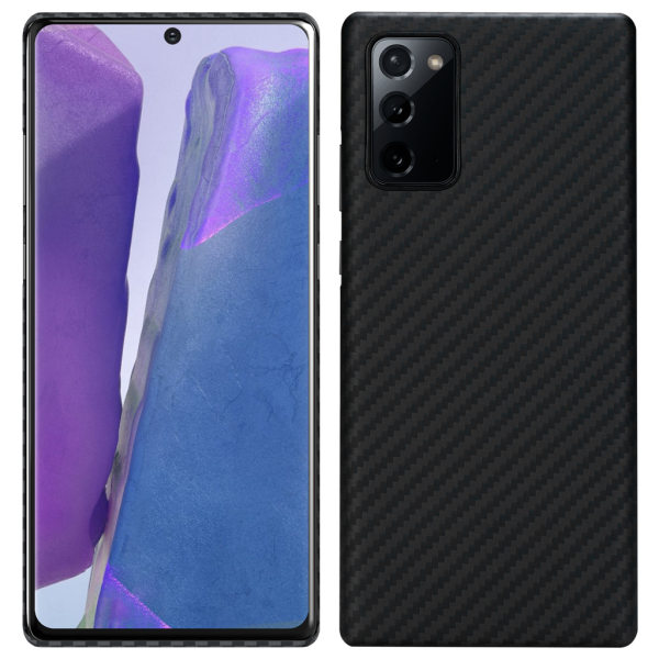 1 Galaxy Note 20 Aramid MagEZ Case by PITAKA - Black / Grey Twill - Image 1
