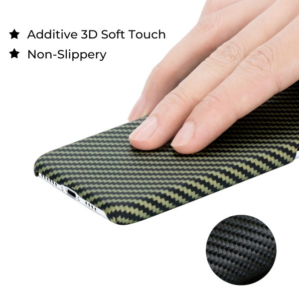 iPhone XS Aramid MagEZ Case by PITAKA - Black / Yellow Twill - Image 7