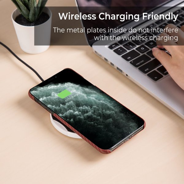 iPhone 11 Pro Aramid MagEZ Case by PITAKA - Red / Orange Herringbone - Image 6