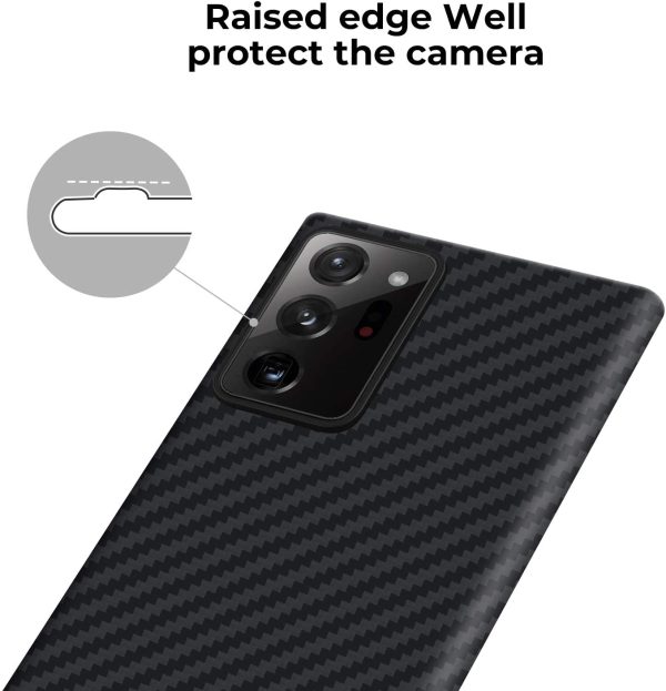 Galaxy Note 20 Ultra Aramid MagEZ Case by PITAKA - Black / Grey Twill - Image 9