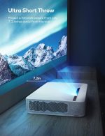 VAVA 4K UHD Laser Projector TV Home Theatre | Bright 2500 Lumens | Ultra Short Throw | HDR10 | Built-in Harman Kardon Sound Bar | ALPD 3.0 | Smart Android System - White - Image 7