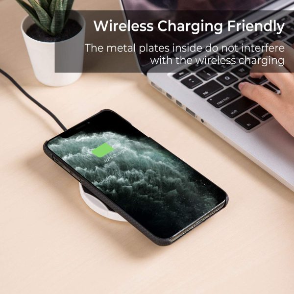 iPhone 11 Pro Max Aramid MagEZ Case by PITAKA - Black / Grey Plain - Image 5