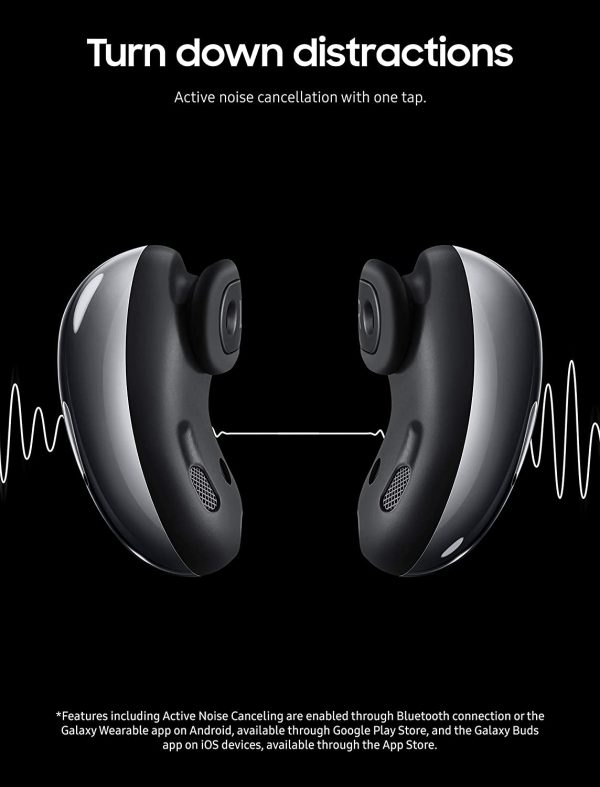 Galaxy Buds Live with Active Noise Cancellation & Deep Sound Stage - Mystic Black - Image 2