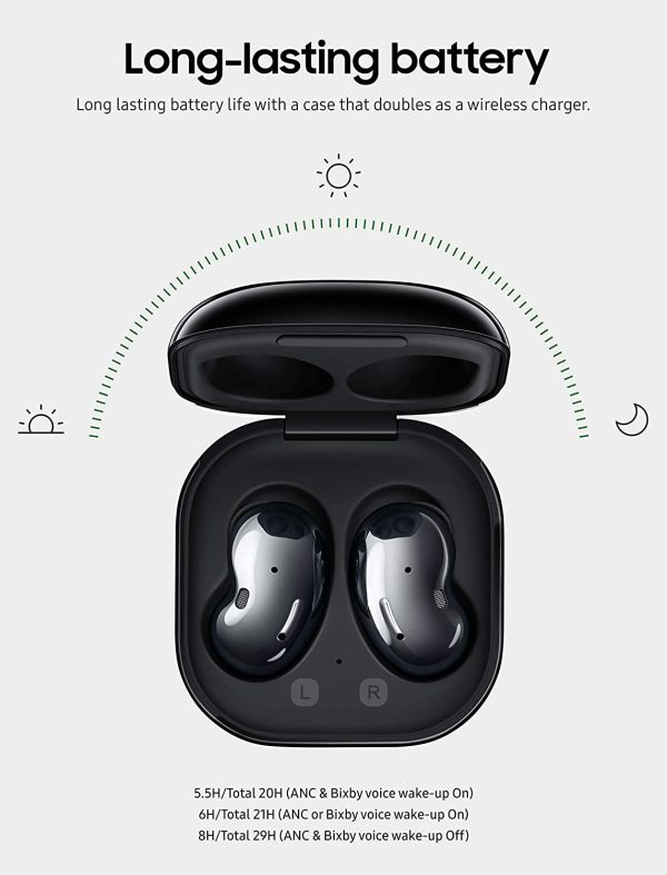 Galaxy Buds Live with Active Noise Cancellation & Deep Sound Stage - Mystic Black - Image 3