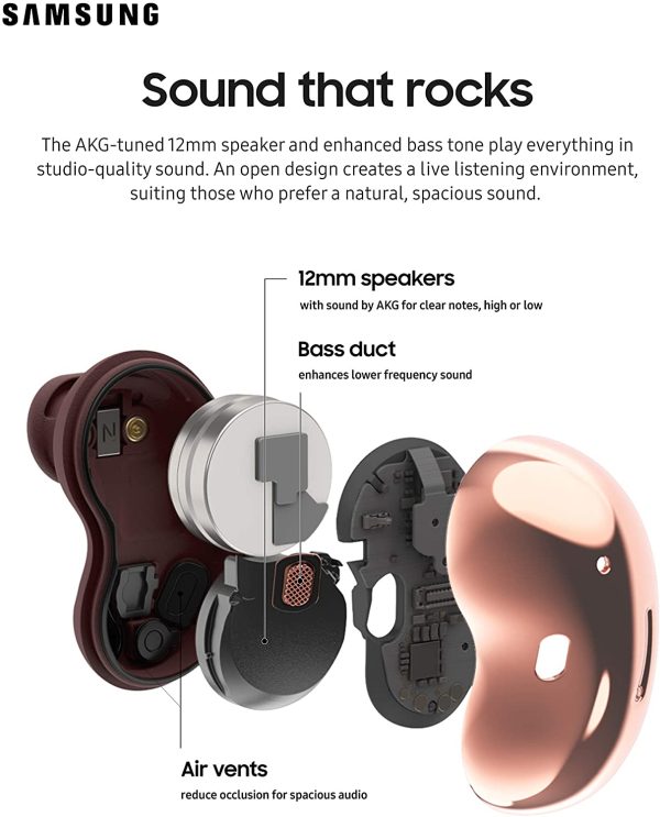 Galaxy Buds Live with Active Noise Cancellation & Deep Sound Stage - Mystic Black - Image 4