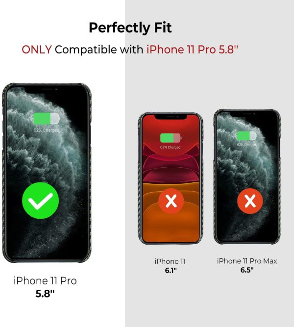 71u9IWJpYeL._AC_SL1500_ iPhone 11 Pro Max Aramid MagEZ Case by PITAKA - Black / Yellow Twill - Image 6