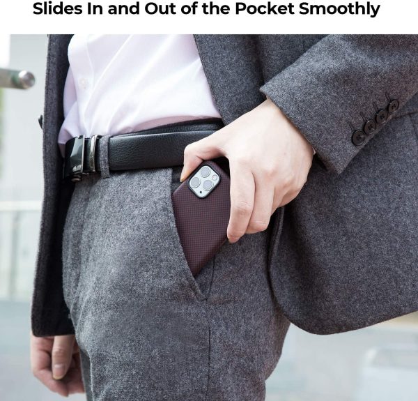 iPhone 11 Pro Aramid MagEZ Case by PITAKA - Black / Red Plain - Image 8