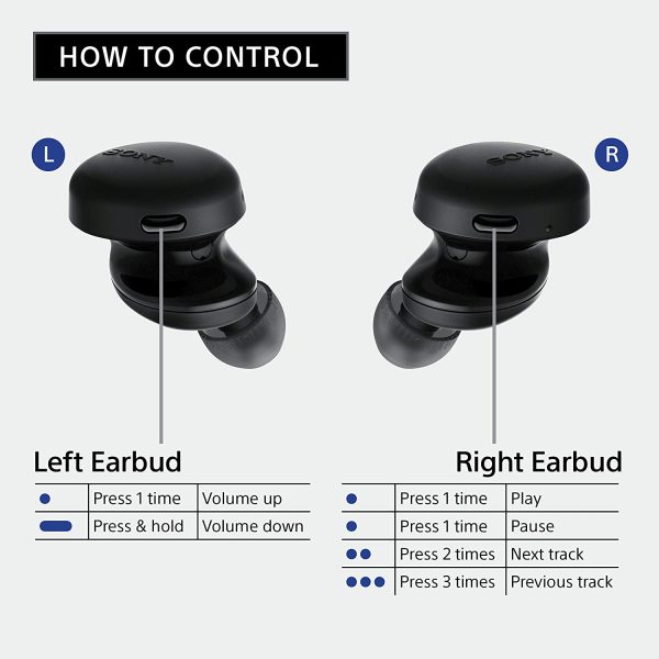 81x8pM92hYL._AC_SL1500_ Sony WF-XB700 EXTRA BASS True Wireless Earbuds Headset/Headphones - Blue - Image 9