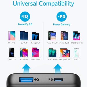 Anker 525 Powercore 20000 Powerbank - Black - A1287614 - BIS - Image 6
