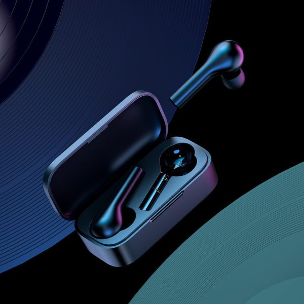 QCY T5S True Wireless Bluetooth 5.0 Earbuds TWS Sports Low Latency Binaural In-ear Headphone - Black - Image 2