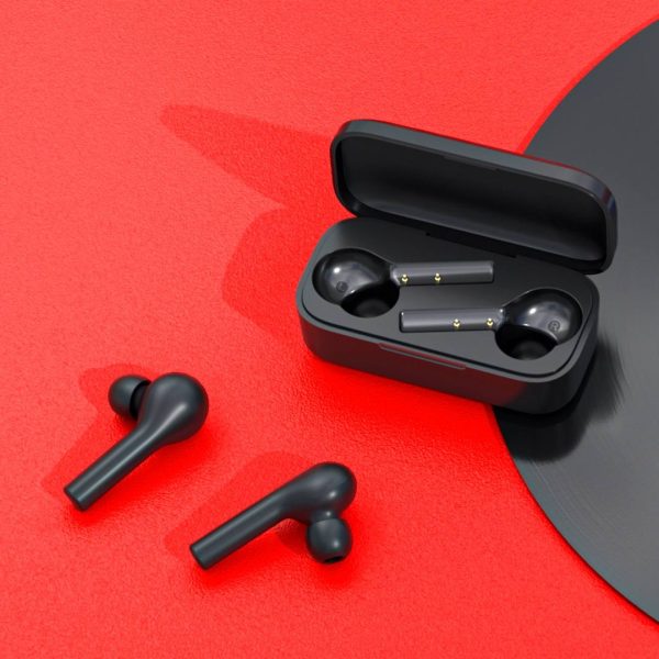 QCY T5S True Wireless Bluetooth 5.0 Earbuds TWS Sports Low Latency Binaural In-ear Headphone - Black - Image 3