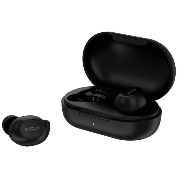 QCY T9S True Wireless Bluetooth 5.0 Earbuds TWS Sports Low Latency Binaural In-ear Headphone - Black - Image 2