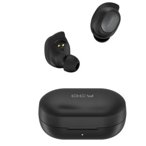 QCY T9S True Wireless Bluetooth 5.0 Earbuds TWS Sports Low Latency Binaural In-ear Headphone - Black
