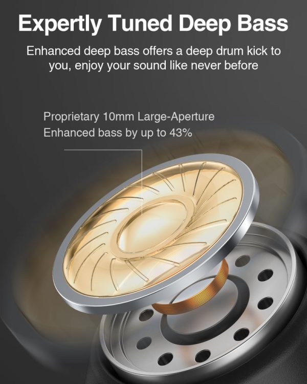 TaoTronics Purecore ANC Enhanced Deep Bass TWS Earbuds - Black - TT-BH1003 - Image 6