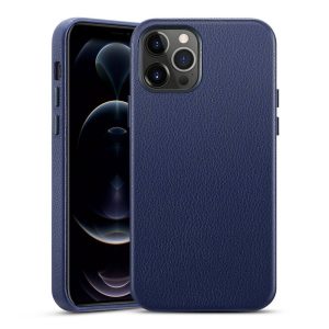 Apple iPhone 12 Pro Max Metro Premium Real Leather Case by ESR - Blue