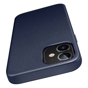 Apple iPhone 12 mini Metro Premium Real Leather Case by ESR - Navy Blue - Image 3