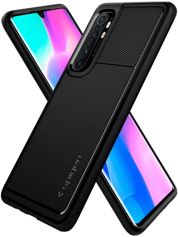 51HXxcPyfyL._AC_SL1000_ Mi Note 10 Lite Rugged Armor Case by Spigen Matte Black ACS01306 - Image 2