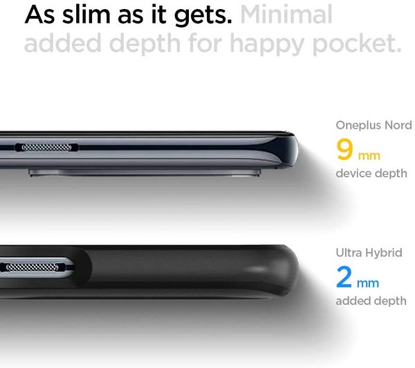 OnePlus Nord Ultra Hybrid Case by Spigen ACS00991 Matte Black - Image 2