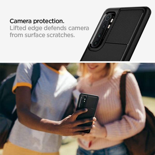 616KQKVFW2L._AC_SL1000_ Mi Note 10 Lite Rugged Armor Case by Spigen Matte Black ACS01306 - Image 7
