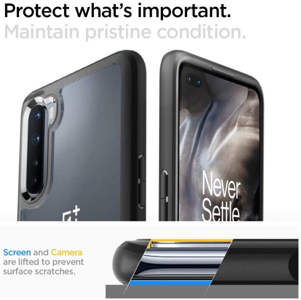 OnePlus Nord Ultra Hybrid Case by Spigen ACS00991 Matte Black - Image 5