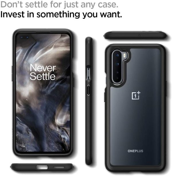 OnePlus Nord Ultra Hybrid Case by Spigen ACS00991 Matte Black - Image 7