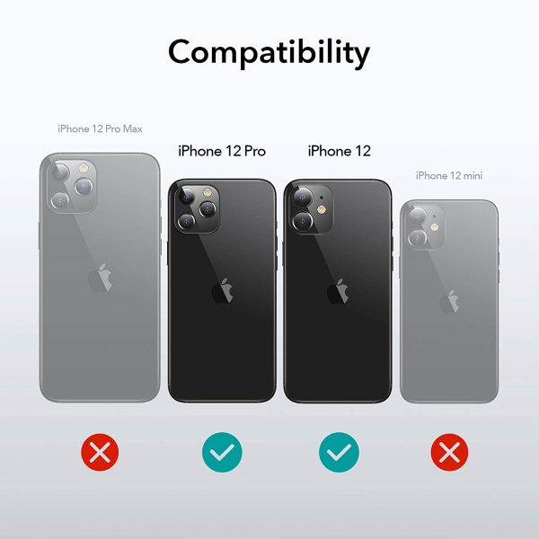 Apple iPhone 12 / iPhone 12 Pro Air Armor Rugged TPU Case - Translucent Black - Image 7