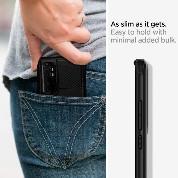 61O0gk1wH7L._AC_SL1000_ Mi Note 10 Lite Rugged Armor Case by Spigen Matte Black ACS01306 - Image 4