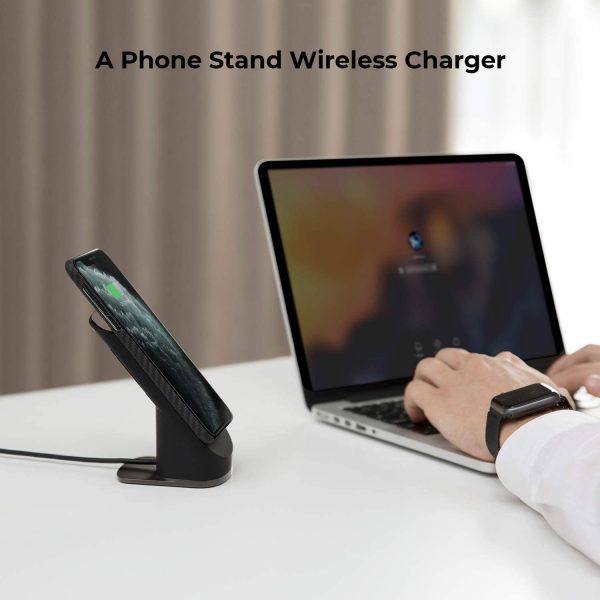 MagEZ Juice by PITAKA Wireless Charging Stand Dock Power Bank Aramid Fiber Type C Port - Image 2