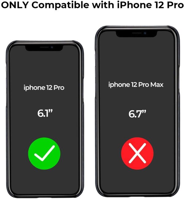 iPhone 12 Pro MagEZ Aramid Fiber Magnetic Case by PITAKA - Black / Grey Twill - Image 2