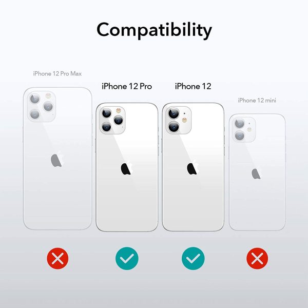 Apple iPhone 12 / iPhone 12 Pro Air Armor Rugged TPU Case - Clear - Image 5