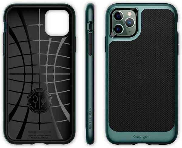iPhone 11 Pro Neo Hybrid Case by Spigen - Midnight Green - ACS00421 - Image 7