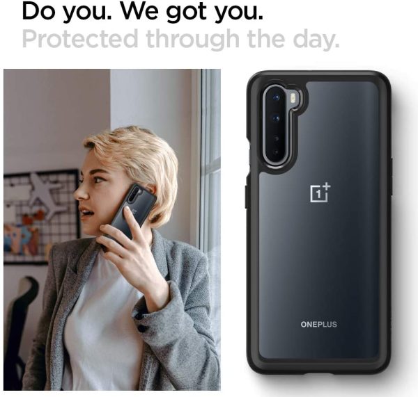 OnePlus Nord Ultra Hybrid Case by Spigen ACS00991 Matte Black - Image 3