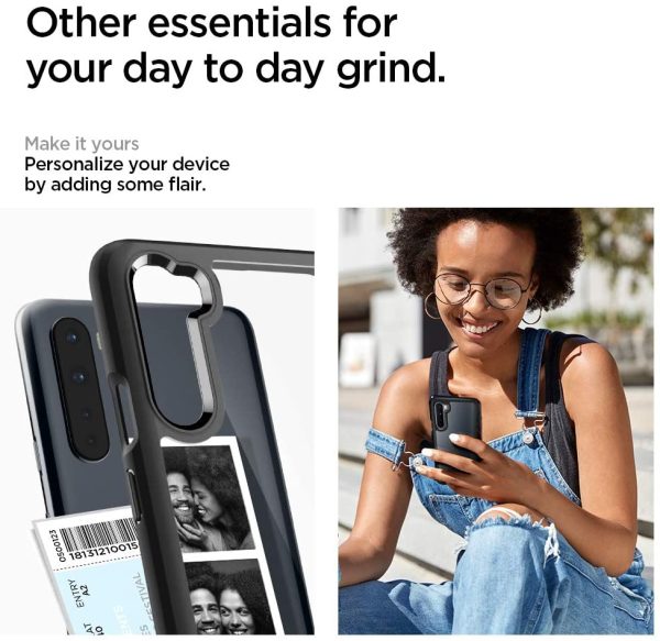 OnePlus Nord Ultra Hybrid Case by Spigen ACS00991 Matte Black - Image 6