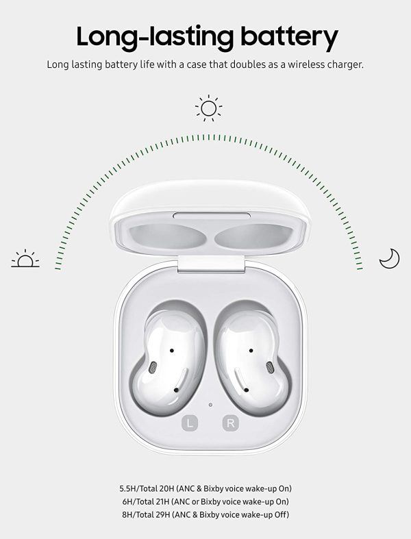 71Fj9rCnJxL._AC_SL1500_ Galaxy Buds Live with Active Noise Cancellation & Deep Sound Stage - Mystic White - Image 4