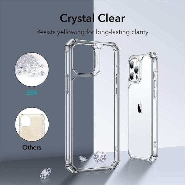 Apple iPhone 12 / iPhone 12 Pro Air Armor Rugged TPU Case - Clear - Image 7