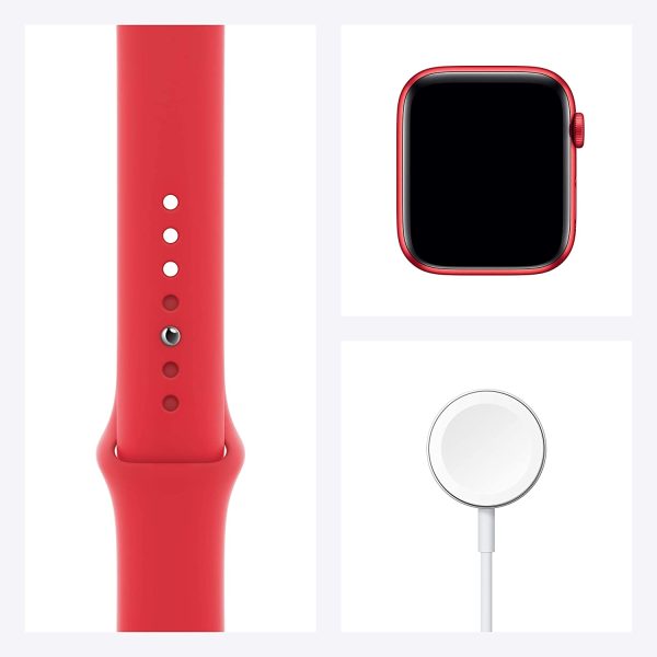 Apple Watch 6 - GPS, 44mm - (Product) RED - Aluminum Case with (Product) RED﻿ - Sport Band - Image 8