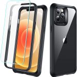 Apple iPhone 12 / iPhone 12 Pro Alliance Tough Case with 2 Tempered Glass by ESR - Black