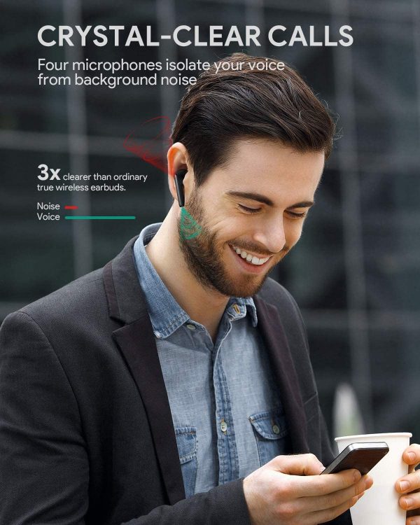 71Tu4a3E8wL._AC_SL1500_ Aukey Wireless Buds with Active Noise Cancellation - EP-N5 - Black - Image 5