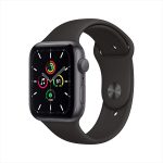 Apple Watch SE - GPS, 44mm - Space Gray Aluminum Case with Black Sport Band