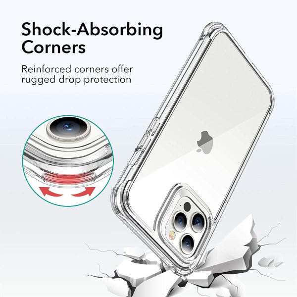 Apple iPhone 12 / iPhone 12 Pro Alliance Tough Case with 2 Tempered Glass by ESR - Clear - Image 6