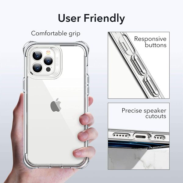 Apple iPhone 12 / iPhone 12 Pro Alliance Tough Case with 2 Tempered Glass by ESR - Clear - Image 8