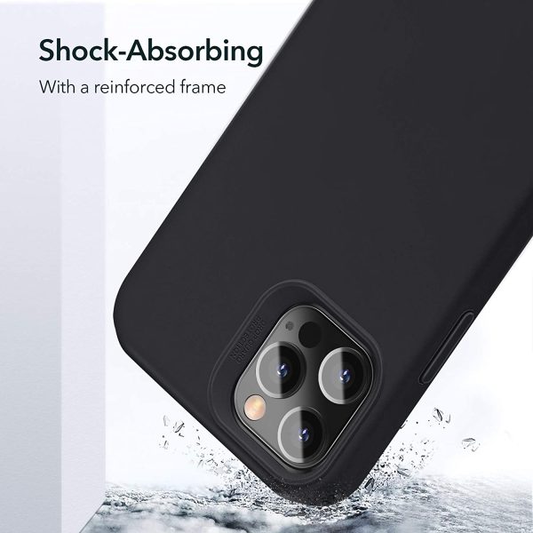 71vyemql+lL._AC_SL1500_ Apple iPhone 12 / iPhone 12 Pro Cloud Super Soft Case by ESR - Black - Image 5