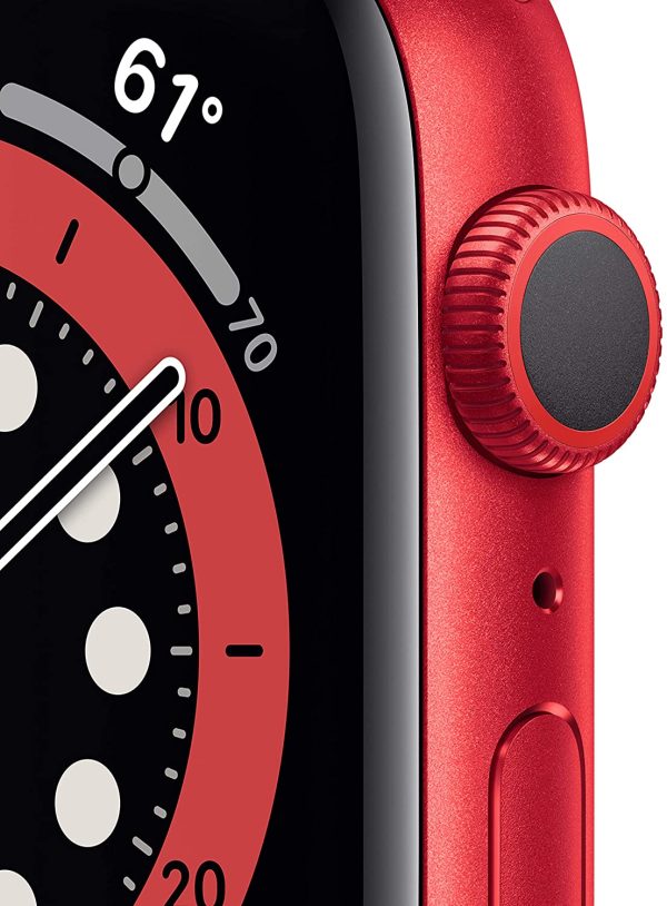 Apple Watch 6 - GPS, 44mm - (Product) RED - Aluminum Case with (Product) RED﻿ - Sport Band - Image 7
