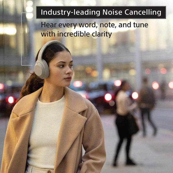 Sony WH-1000XM4 Wireless Industry Leading Noise Canceling Overhead Headphones - Black - Image 9