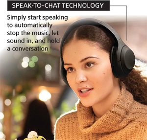 Sony WH-1000XM4 Wireless Industry Leading Noise Canceling Overhead Headphones - Black - Image 5