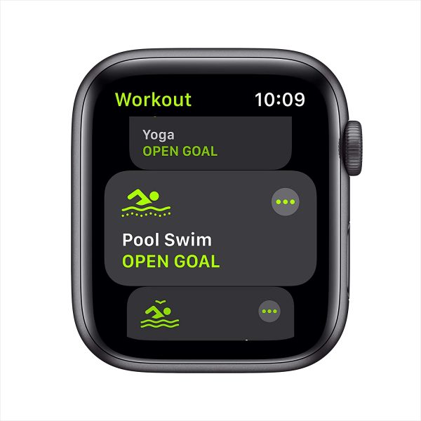 Apple Watch SE - GPS, 44mm - Space Gray Aluminum Case with Black Sport Band - Image 5