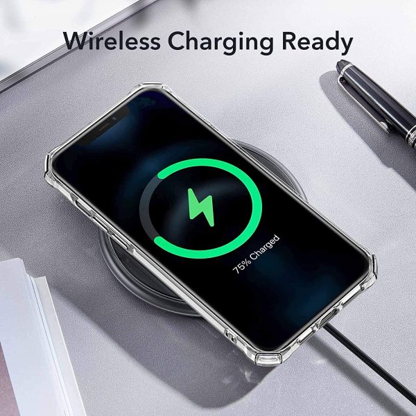 Apple iPhone 12 / iPhone 12 Pro Air Armor Rugged TPU Case - Clear - Image 4