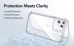 Apple iPhone 12 / iPhone 12 Pro Classic Hybrid Case by ESR - Clear - Image 4