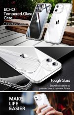 Apple iPhone 12 mini Ice Shield Echo Tempered Glass Case by ESR - Clear - Image 10